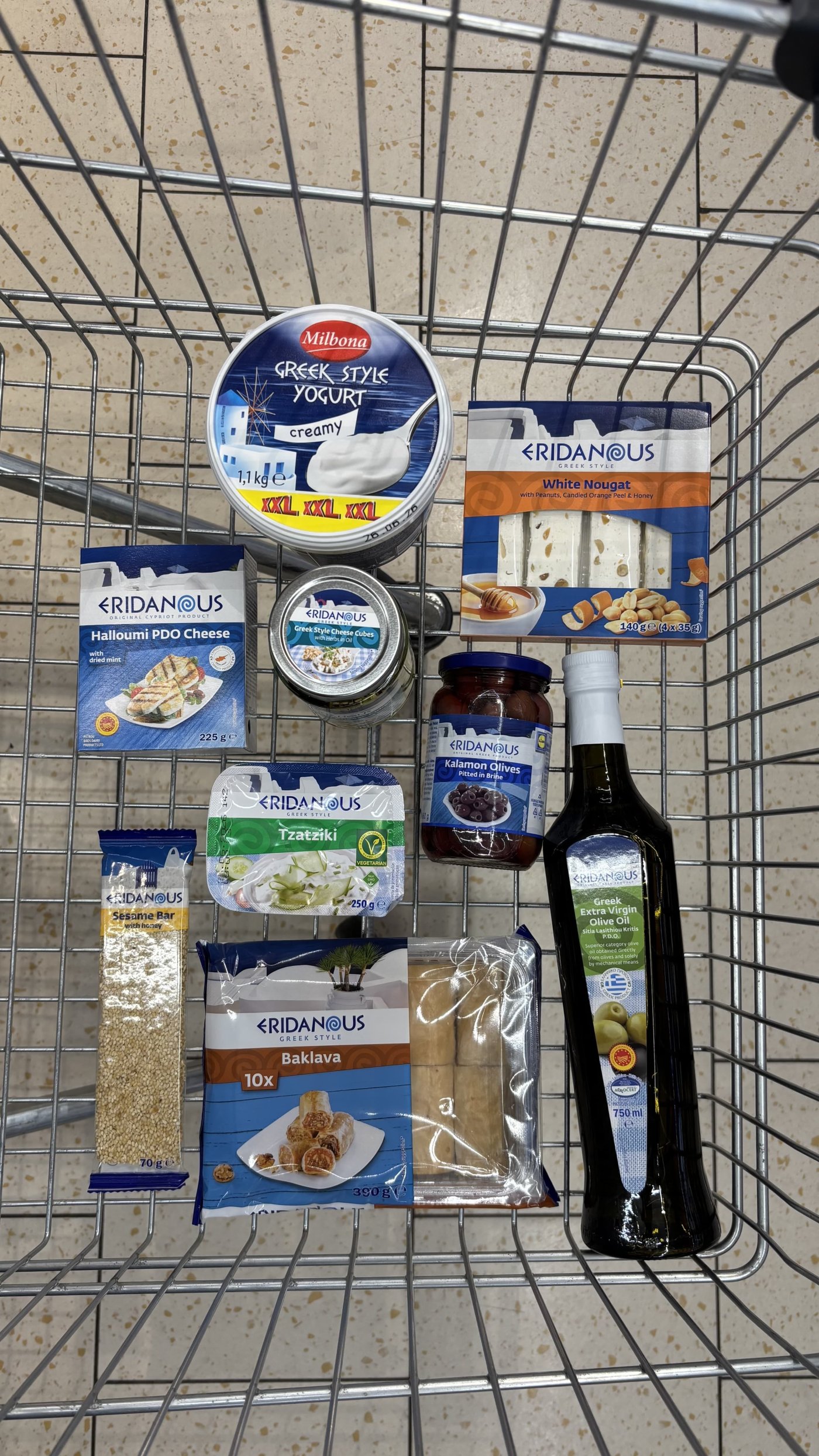 Produkty z řeckého týdne