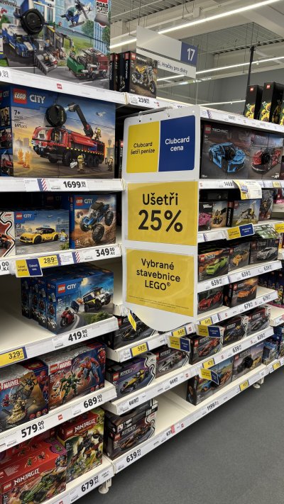 25 % sleva na vybrané LEGO