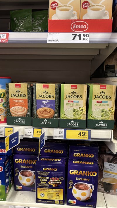 Instantní káva Jacobs s příchutí