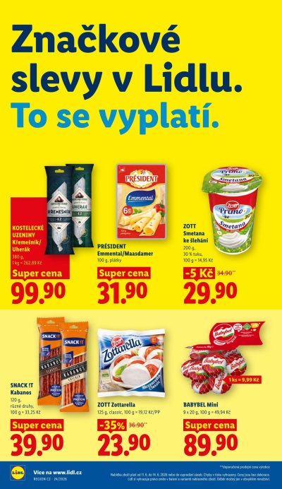 Aktuální leták Lidl
