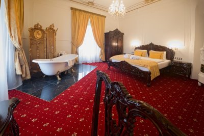 Královský pokoj hotelu Zámek Wichterle