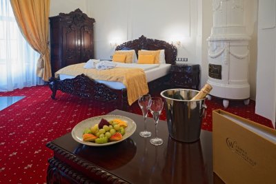 Královský pokoj hotelu Zámek Wichterle