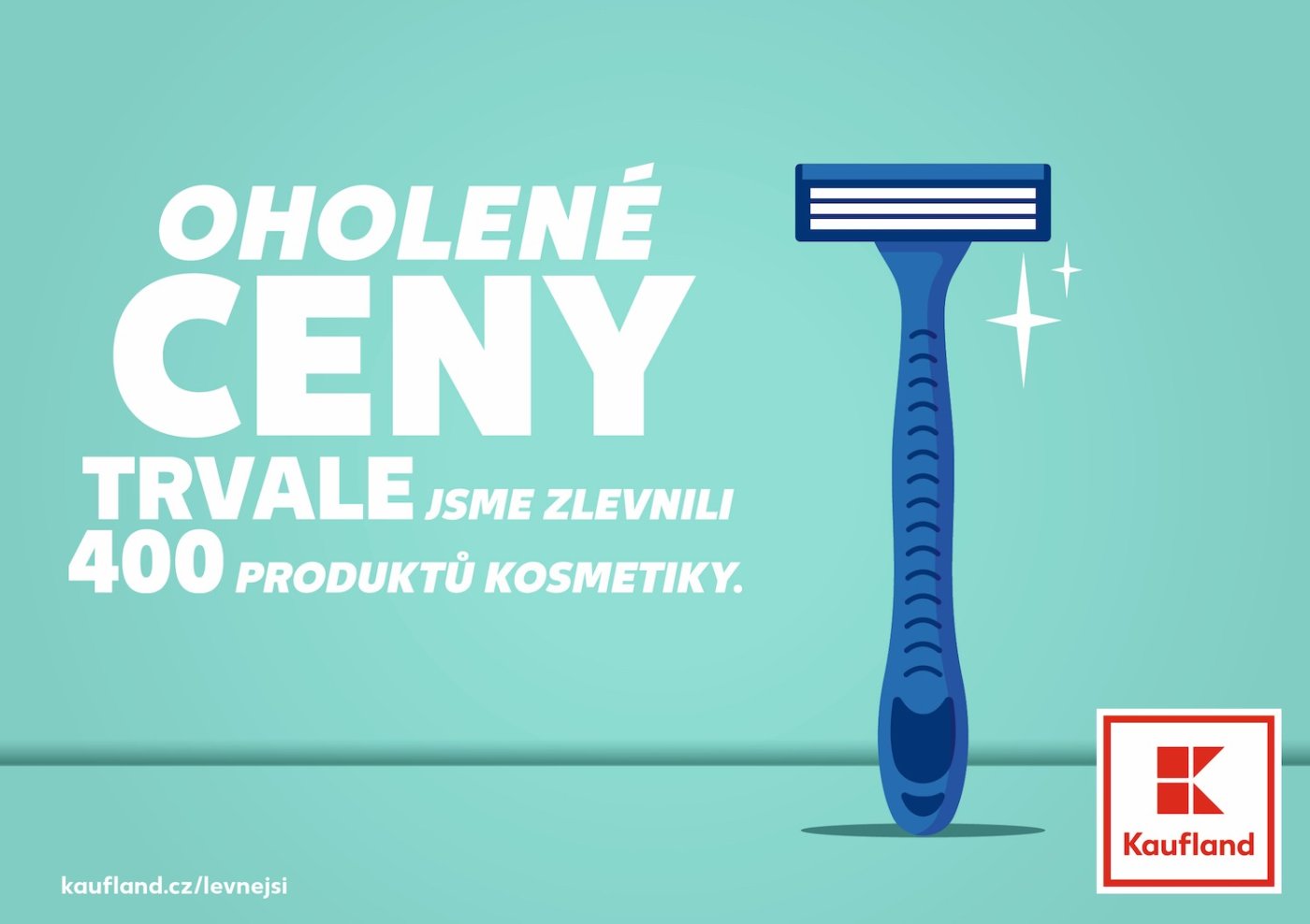 Vizuál řetězce Kaufland Oholené ceny