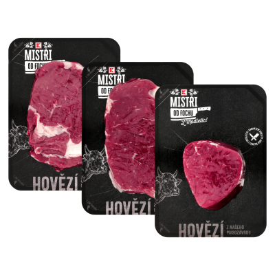 K-MISTŘI OD FOCHU Z MODLETIC HOVĚZÍ STEAKY