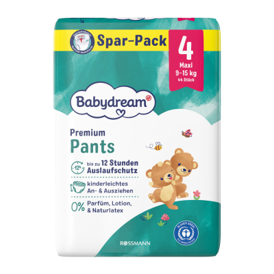 BABYDREAM PLENKOVÉ KALHOTKY JUMBO PACK PREMIUM MAXI