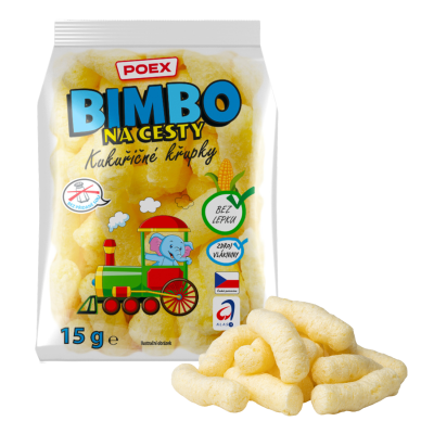 BIMBO NA CESTY – KUKUŘIČNÉ KŘUPKY