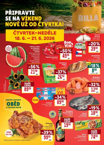 Aktuální leták BILLA