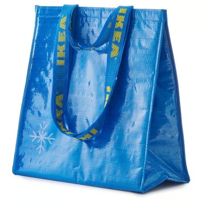 Modrá IKEA taška