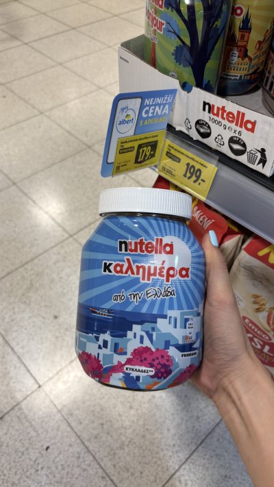 Nutella v kilovém balení