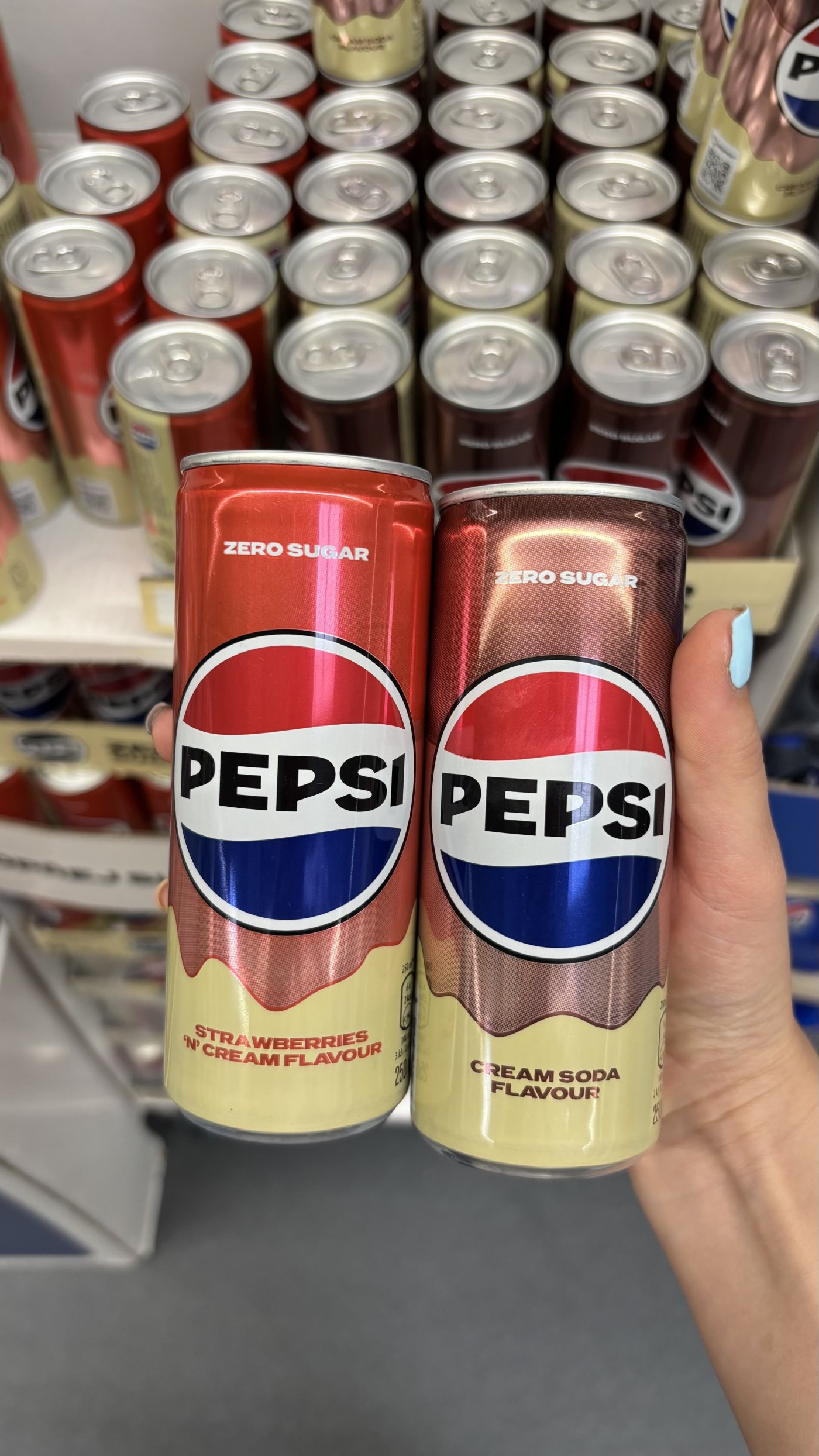 Nové příchutě Pepsi Cream