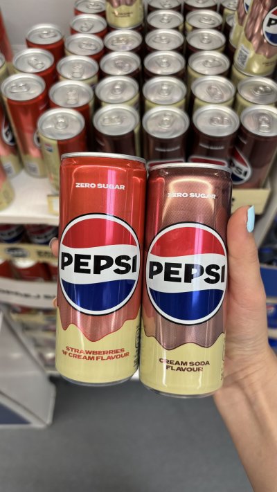 Nové příchutě Pepsi Cream