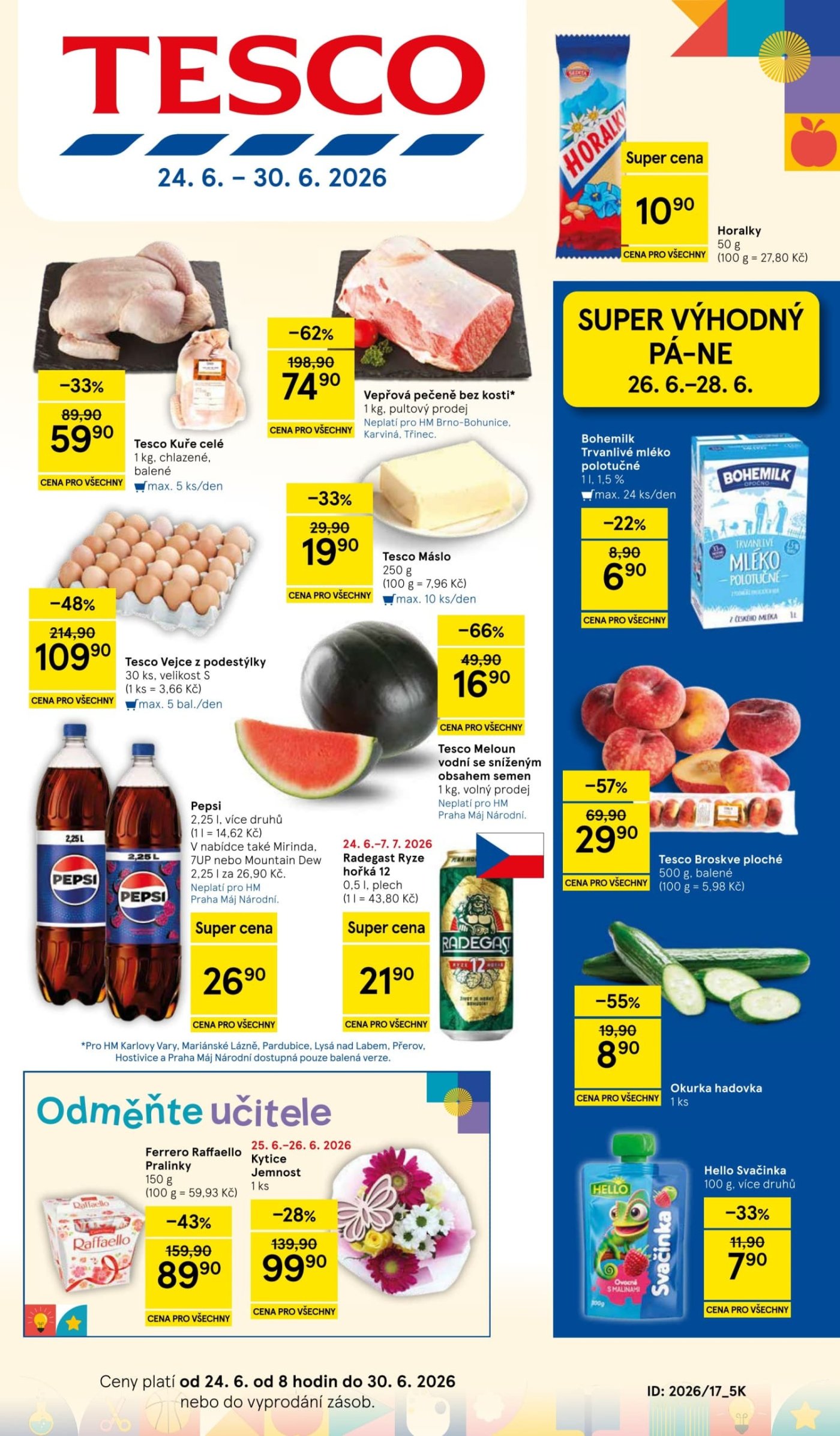 Aktuální leták Tesco
