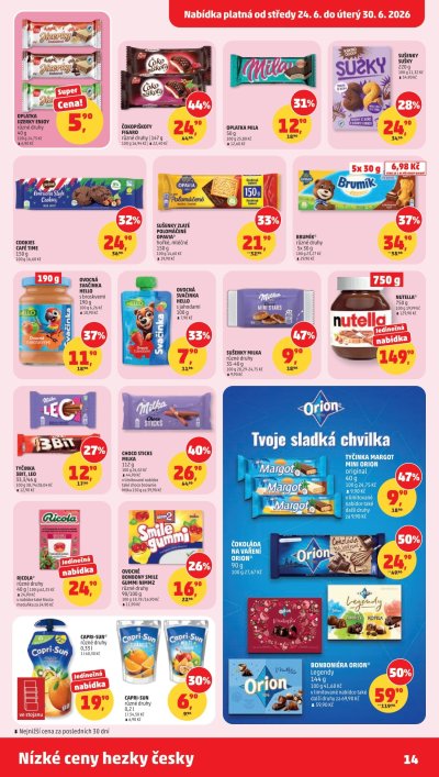 Aktuální leták PENNY – nabídka za vysvědčení