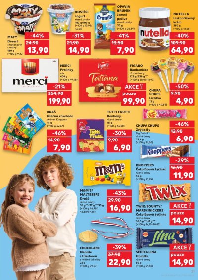 Aktuální leták Kaufland – nabídka za vysvědčení
