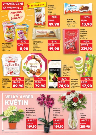 Aktuální leták Kaufland – nabídka za vysvědčení