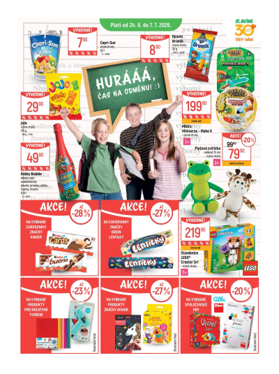 Aktuální nabídka Globus za vysvědčení