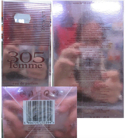 LA RIVE, 305 femme, eau de parfum