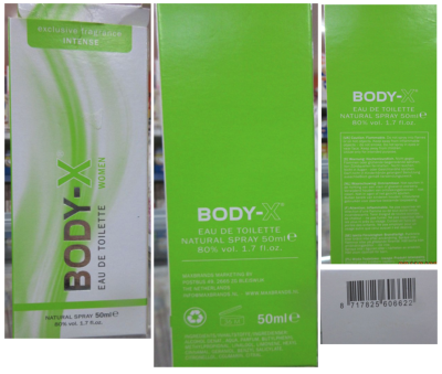 Toaletní voda BODY-X®, EAU DE TOILETTE WOMEN