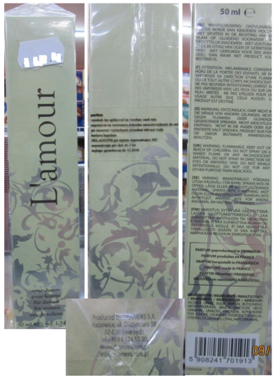 Toaletní voda L’amour, eau de toilette, parfem