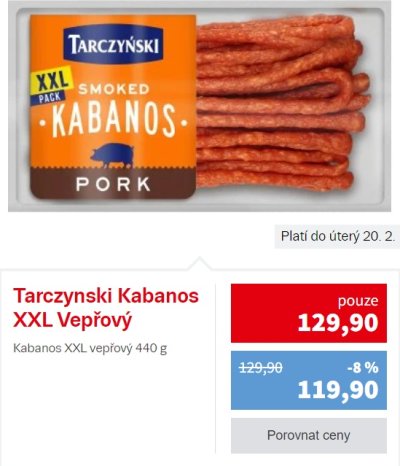 Vepřový kabanos