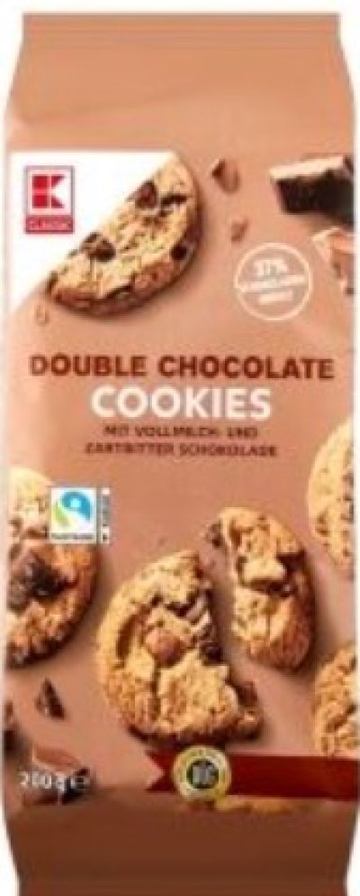 Sušenky K-Classic Double Chocolate Cookies 200g