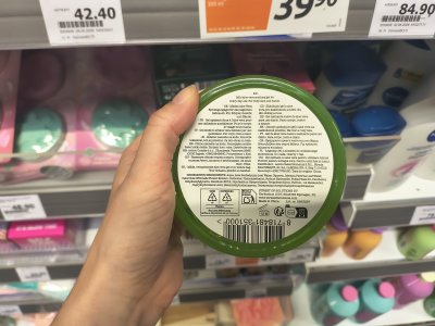Hydratační aloe vera gel