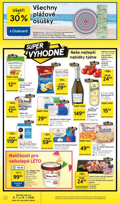 Nový leták Tesco