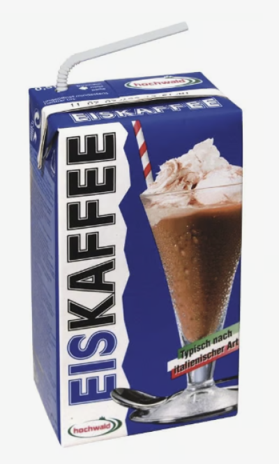 Ledová káva v produktovém balení