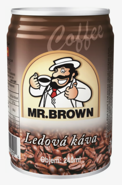 Ledová káva v produktovém balení