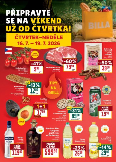 Nový leták BILLA