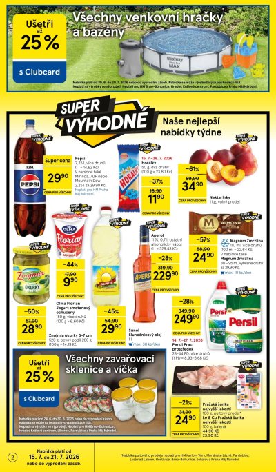 Nový leták Tesco