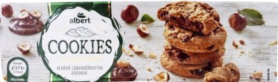 Sušenky Albert Cookies nougatelli