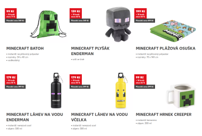 Kolekce Minecraft