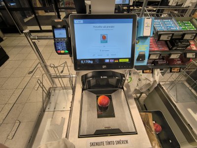 Samoobslužná pokladna s chytrou technologií