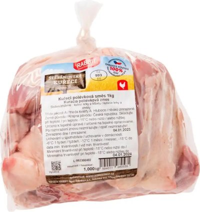 Kuřecí polévková směs mražená