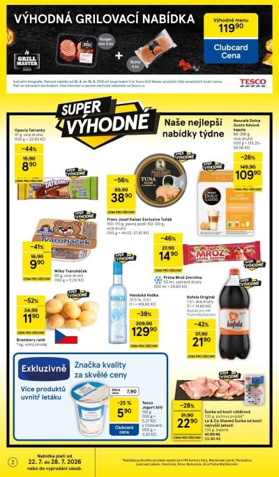 Nový leták Tesco