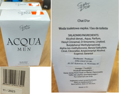 CHAT D´OR, ACQUA MEN, eau de toilette