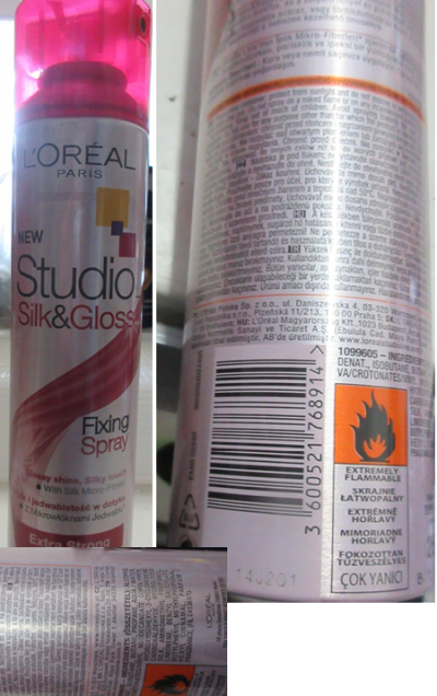 L’ORÉAL PARIS, NEW Studio Silk & Gloss, Fixing Spray, Extra Strong