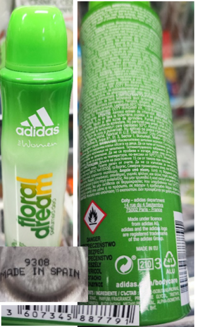 adidas, for Women, floral dream, perfumed deo