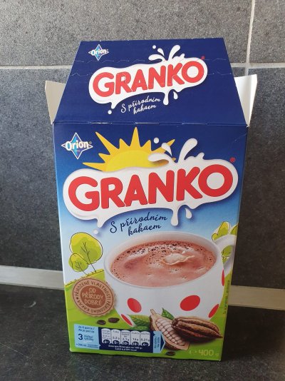 Dnešní obal Granka