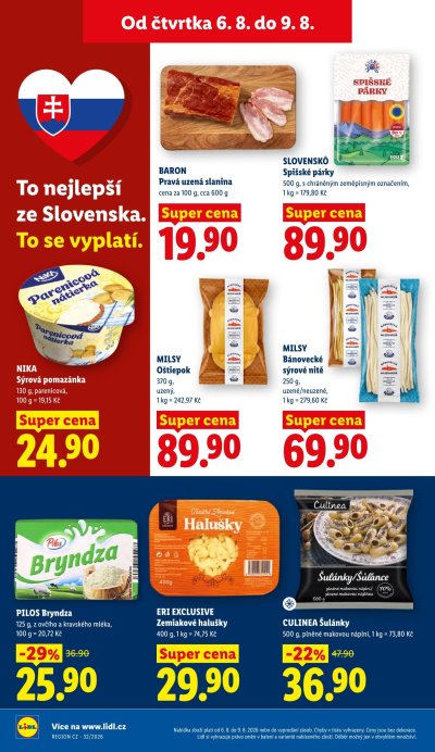 Nový leták Lidlu