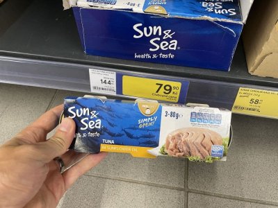 Tuňák v konzervě ve slevě