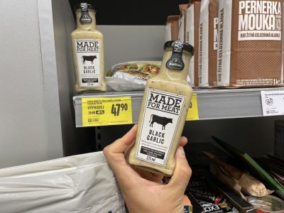 Česneková omáčka ve výprodeji