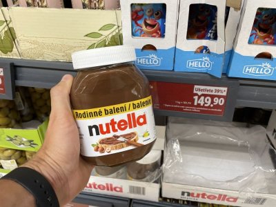 Nutella ve výprodeji