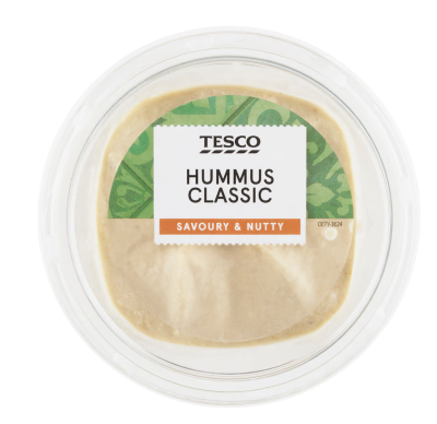 Hummus v produktovém balení