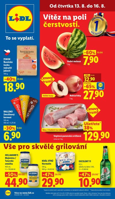 Nový leták Lidlu