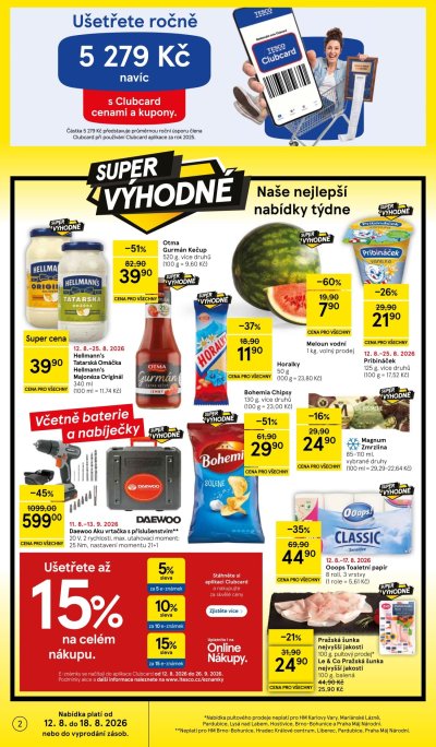 Nový leták Tesco