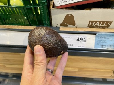 Avokádo v rukou