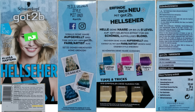 Schwarzkopf, got2b, HELLSEHER, 00A Ice BLOND, # LUISA HARTEMA