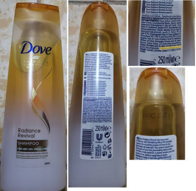 Dove, NUTRITIVE SOLUTIONS, SHAMPOO, Radiance Revival